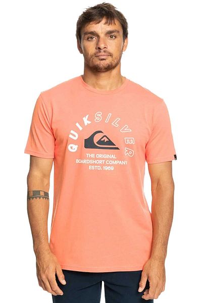 Quiksilver MIXEDSIGNALS M TEES - Ροζ Ανδρικό T-Shirt