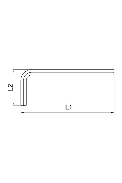 CETA FORM ALYAN Short Allen 2 Mm L Key