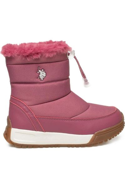 U.S. Polo Assn. ΜΠΟΤΑΚΙΑ Χιονιού RAINY JR 3PR-Σκούρο Ροζ
