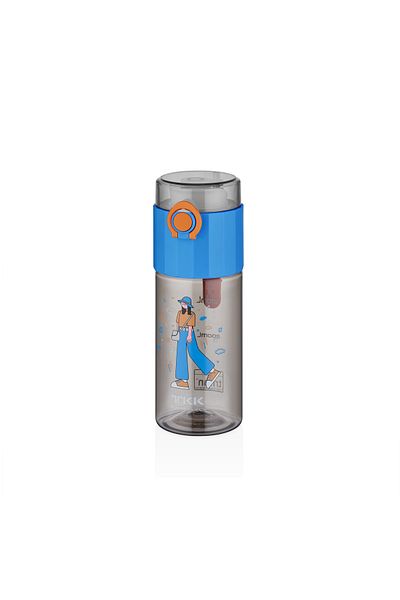 Vagonlife TKK 500ml Comfortable Drinking Tritan Flask with Locking Lid and Strawless Strainer