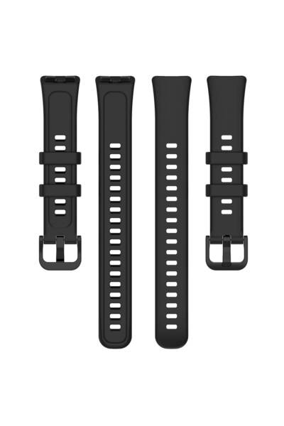 Fibaks Huawei Band 8 - 9 - 10 Compatible Colorful Buckle Silicone Smart Watch Band Strap Wristband