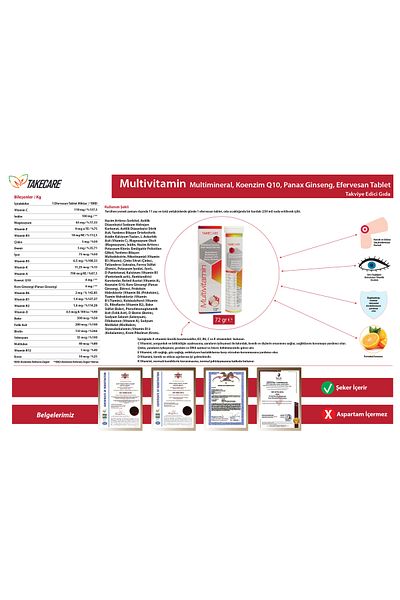 TakeCare Take Care Multivitamin Effervescent Tablet
