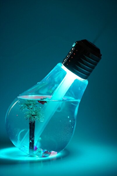 Genel Markalar Nanopro Ampul Şekilli Oda/hava Nemlendirici Buharlı 7 Led Işık...