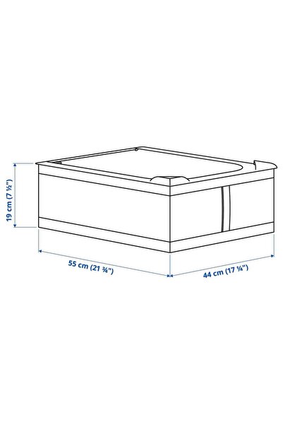 IKEA Skubb Saklama Kutusu - Hurç - 44x55x19 cm - Gri