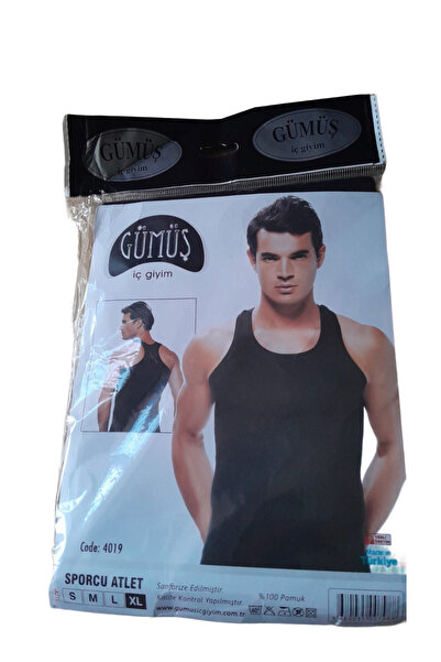 Gümüş İç Giyim Ασημί Μαύρο Αθλητικό Εσώρουχο Ribana