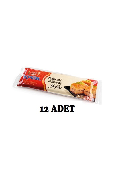 Kral Baklavalık & Böreklik Yufka 800 gr 12 Adet - Yufka