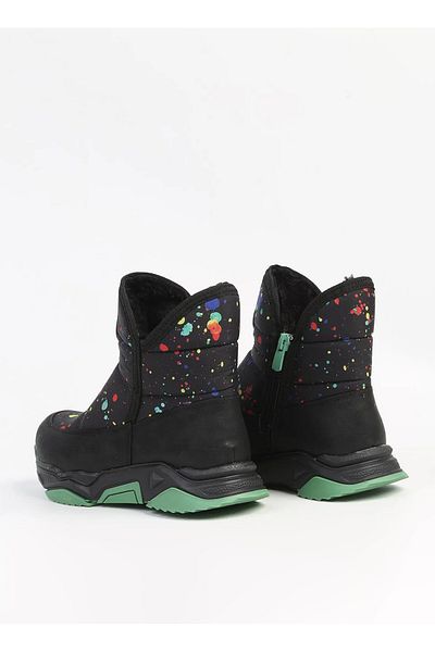 Benetton Black - Green Women's Boots BN-50046 Black Green