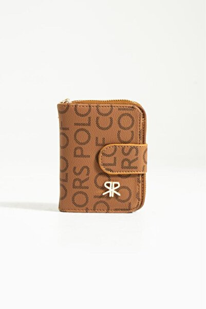 ImPolo Nora KamelEmpirme Baskı Kadın Cüzdanı 10x13 Ebatında