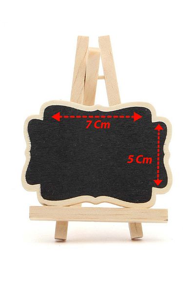 Esf Product Size (7 Cm X 5 Cm) Mini Chalkboard Menu - Label Message Board Chalkboard Decor Ornament