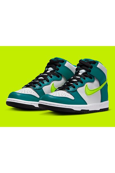 Nike Dunk High GS Bright Spruce Volt