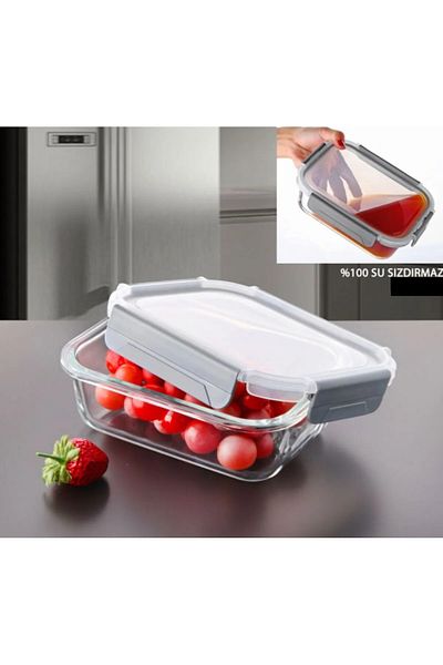 GÖNÜL Gönül Glass Storage Container Heat Resistant 1500 ml