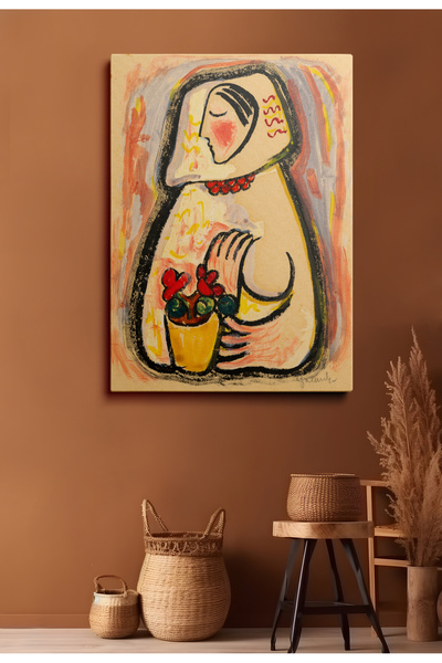 HOMEPACK Kanvas Duvar Tablosu Tekli Canvas Tablo Boho Klasik Modern KANVAS029