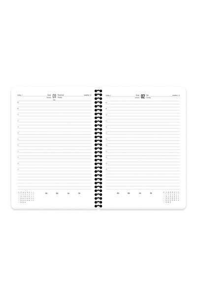 KESKİN COLOR Agenda 2024 Ataturk Daily Sharp Color Spiral - Președinte 17x24