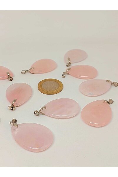 Yasamtohumu Κρεμαστό μενταγιόν σε σχήμα σταγόνας μεγάλου μεγέθους από ροζ πέτ...