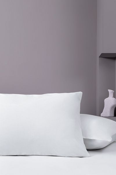 Yataş White 2-Piece Standard Pillowcase (50X70 cm)