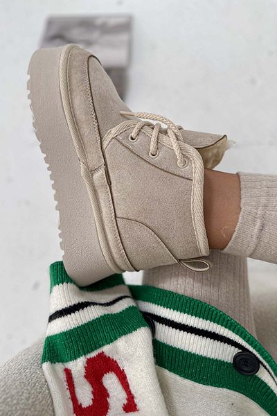 Shoebutik Μποτάκια Lolly Beige