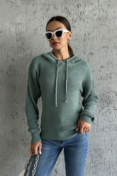 Nosia Hooded Long Sleeve Knitwear Sweater