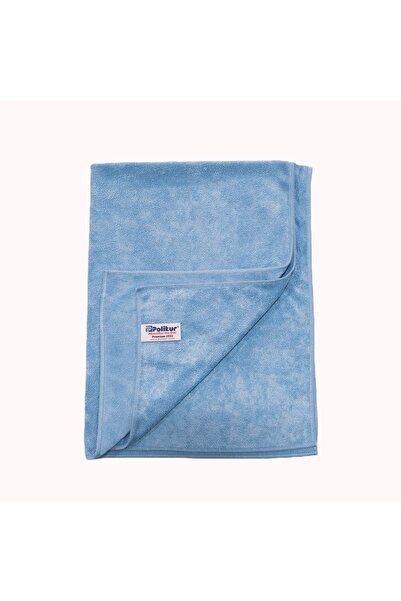 Polikur Premium Oto Mikrofiber Kurulama Bezi Mavi 3 Adet