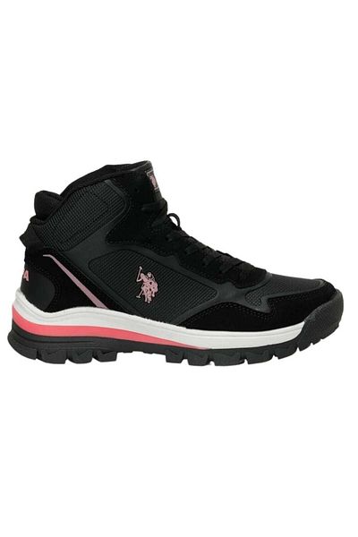 U.S. Polo Assn. U.S. Polo Assn Sagan Hi 3PR - Μαύρες γυναικείες μπότες εξωτερικού χώρου
