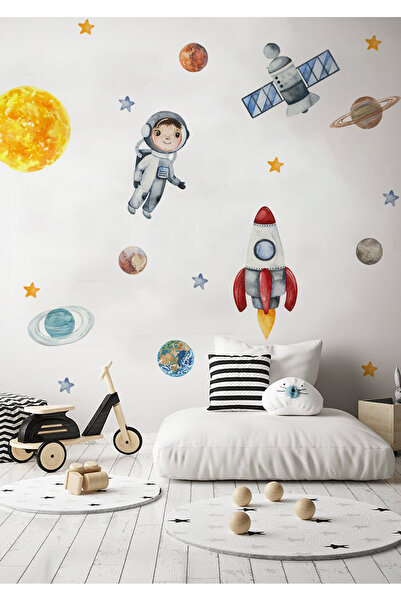 WALLHUMAN Uzay Serüveni Çocuk Odası Duvar Stıcerı