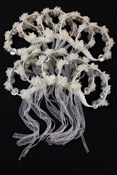 ZEYMERADE دف ليلة الحناء لوصيفة العروس مزين بالكريمة، دف ثلاثي الأبعاد بزهرة ...