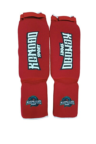 KOMODO SPORT ركلة الملاكمة والملاكمة التايلاندية القماش كافال حامي القدمين