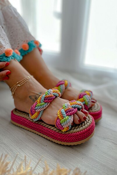 Shoebutik Fuchsia Bergama Slippers