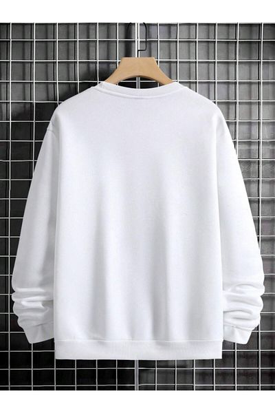 Revasser Unisex dámské/pánské ruce Barevná oversize bavlněná mikina s výstřihem
