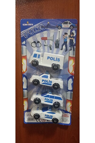 Fatih Oyuncak Polis sürtmeli set arabalar eğlenceli oyun zamanı