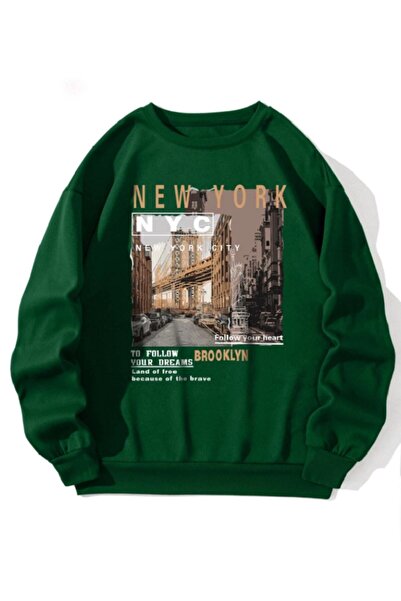 Revasser Unisex ženska/muška New York NYC šarena pamučna majica sa širokim iz...