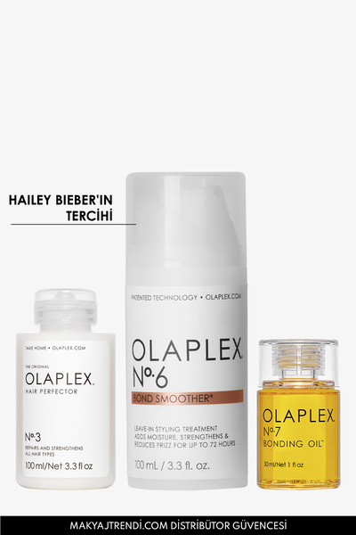 Olaplex Viral Bun Trio - Olaplex Bun Trendi İçin Bağ Güçlendirici Üçlü Saç Ba...