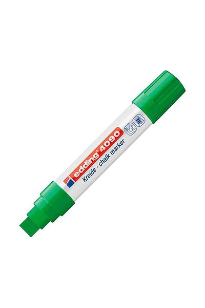 Edding 4090 Liquid Chalk Pen for Blackboard and Glass 15 mm Cut Point GREEN
