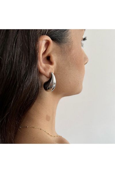 bee Grey Steel Earrings - Drop Earrings, Eye Age Earrings