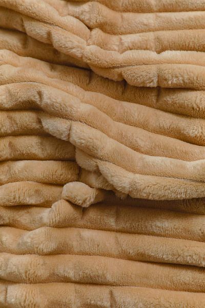 Merinos Beige Modern Line 2 Piece Blanket Set