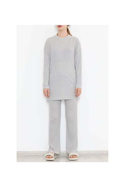 manolyabutik Costum cu mâneci lungi, cu mâneci lungi, din material textil de ...