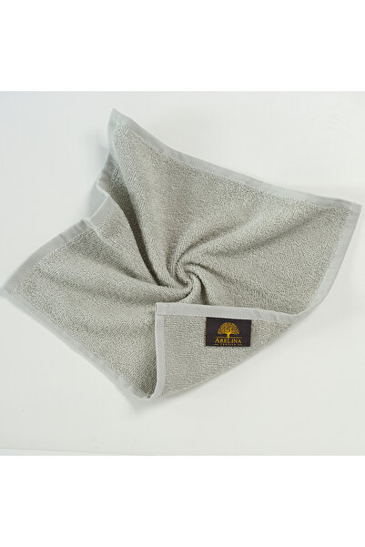 Arelina Textile 100% قطن أخضر 30x30 طقم مناشف يد مكون من قطعتين