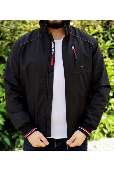 bluered Seasonal Men's Coat Black