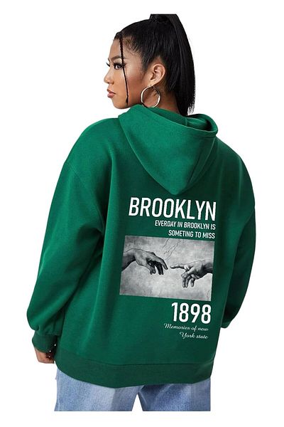 BENROMA ΥΠΕΡΜΕΓΕΘΟΣ UNISEX τυπωμένος ΙΔΡΩΤΗΣ BROOKLYN