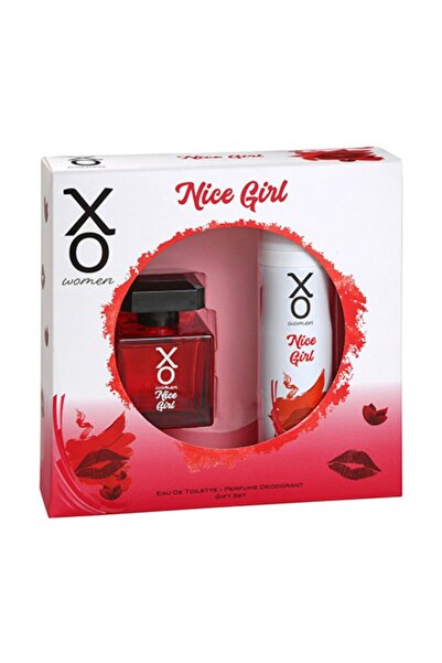 Xo Nice Girl Kadın Parfüm Seti 100 ml Edt + 125 ml Deodorant