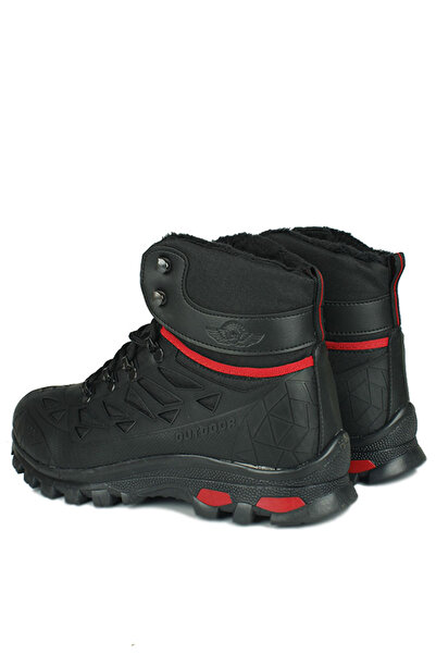 Fitbas 392060 014 Ανδρικές μαύρες μπότες μεγάλου μεγέθους