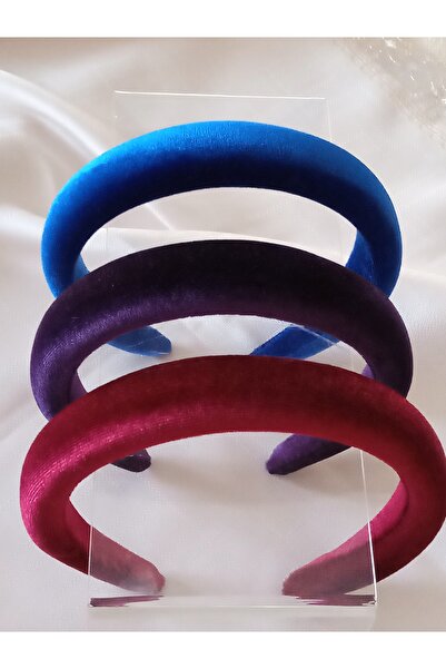 zeynep 3-Piece Velvet Crown Set with Azbomb