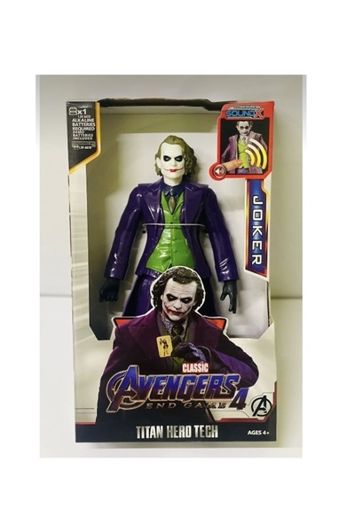 Vardem Joker Karekter Sesli Aksiyon Figür Oyuncak 30cm
