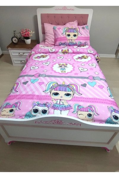 Gasel Home Lol Bebek Tek Kişilik Nevresim Takımı (ÇARŞAFI LASTİKLİ)
