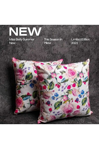 Miss Betty 2'li Kare Kırlent Takımı