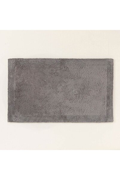 Chakra Tabias Banyo Paspası 70x130 cm Koyu Gri