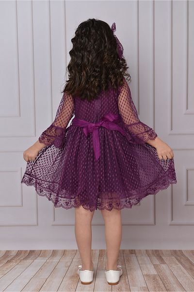 Sevimlice Kids Girls' Dress Girls' Buckle Dress Girls' Dress Tulle Lace Dress