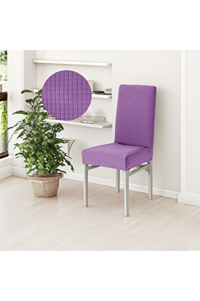 etleshome Sandalye Kılıfı Yıkanabilir Likralı Esnek Lastikli Sandalye Örtü
