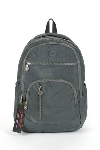 citycenterfashion Unisex Crinkle School Backpack Middle School High School College Waterproof Fabric with Laptop Pocket cty-lbn-201