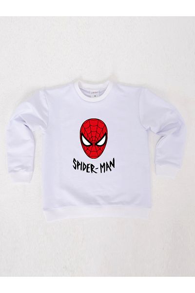 SPIDERMAN printed spiderman cotton fabric children's sweatshirt