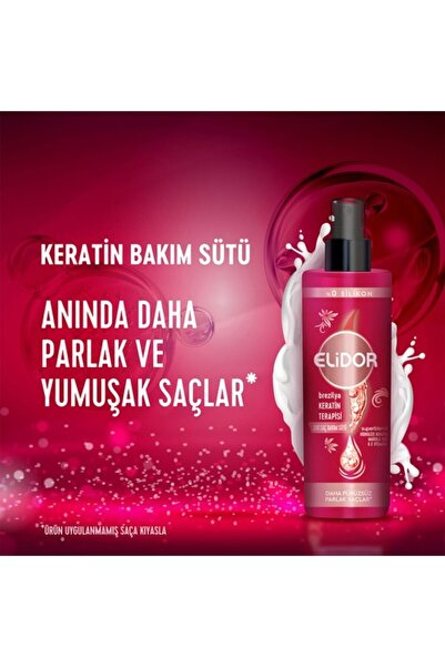 Elidor Saçın Keratin Tabakasını Besleyici ve Güçlendirici Keratin Saç Bakım S...